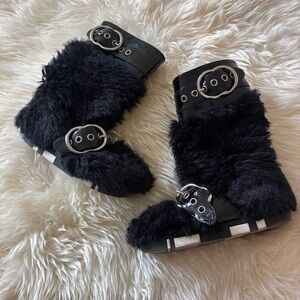 Miu Miu Black Winter & Rain Boots